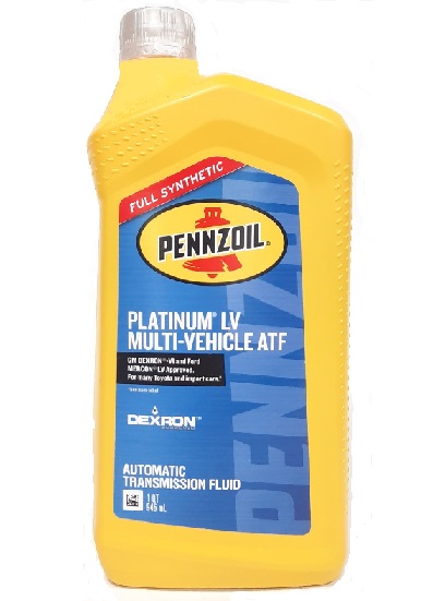 Pennzoil Platinum LV Multi-Vehicle Automatic Transmission Fluid 1 Qt.  550041916 - The Home Depot