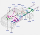 Датчик ABS задний левый